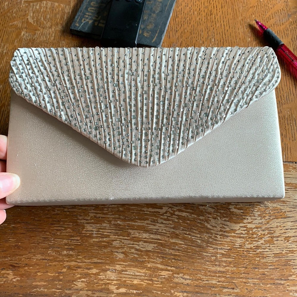 Sold! Champagne bag for formal affair